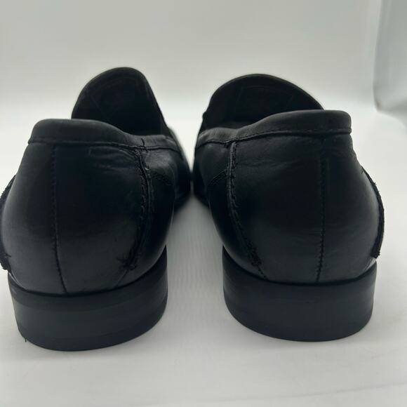 Guess by Marciano Boris‎ Leather Loafers Black Slip On Dress Shoes Size 10 - Picture 5 of 8